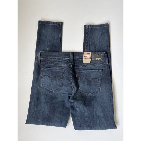 Levi's Women's Curve Id Modern Demi Curve Skinny Jean Dark Wash 28x32 - Picture 8 of 9